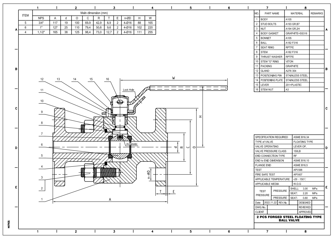 Floating Ball Valve