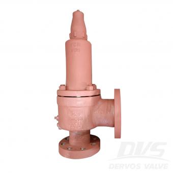 2 X 3 600LB X 150LB Spring Loaded Safety Valve, RF Connection, Body WCB, API520