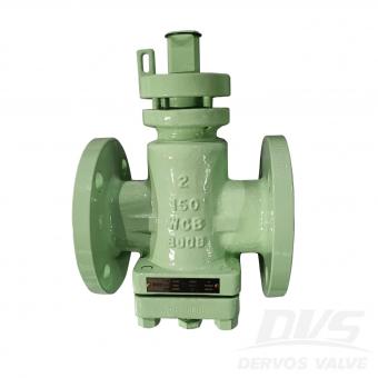 2 150LB Inverted Pressure Balanced Lubricated Plug Valve, RF, WCB, API6D